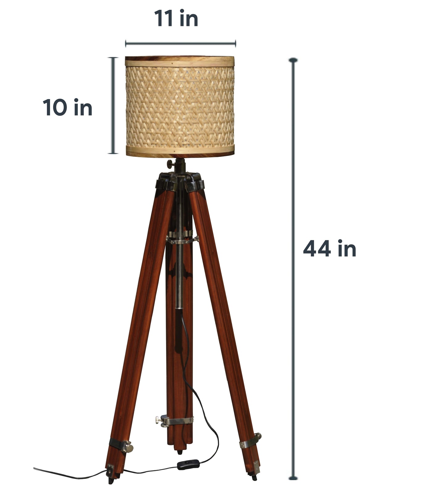 Starnet Natural Tripod Floor Lamp